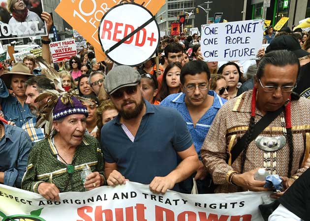 Leonardo DiCaprio, Mark Ruffalo, Sting at March for Climate Change