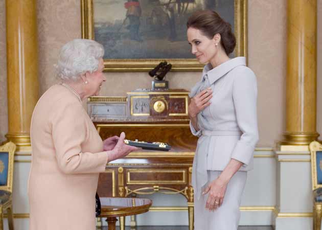 Angelina Jolie Receives Honorary Damehood From Queen Elizabeth II