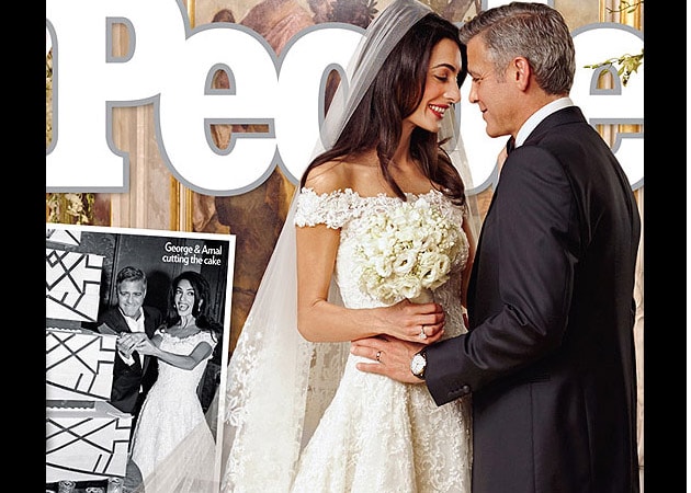 Amal Clooney exudes elegance in blush bridal gown in Venice