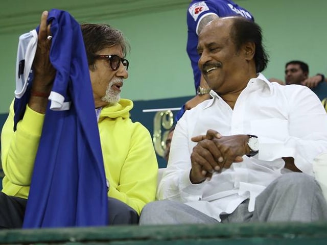 Rajinikanth, Amitabh Bachchan Cheer Chennaiyin FC to Victory