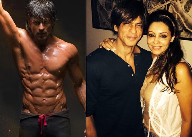 Shah Rukh's Eight-Pack Abs Look Fabulous: Gauri Khan