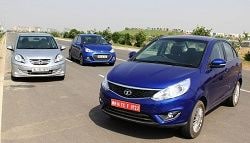 Honda Amaze vs Tata Zest vs Hyundai Xcent - Comparison Review