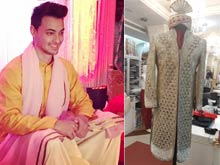 For Arpita Khan's Groom, a Sherwani Made Specially by the Nizam's Couturier