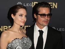 Angelina and Brad Make First Appearance as Mr and Mrs Pitt