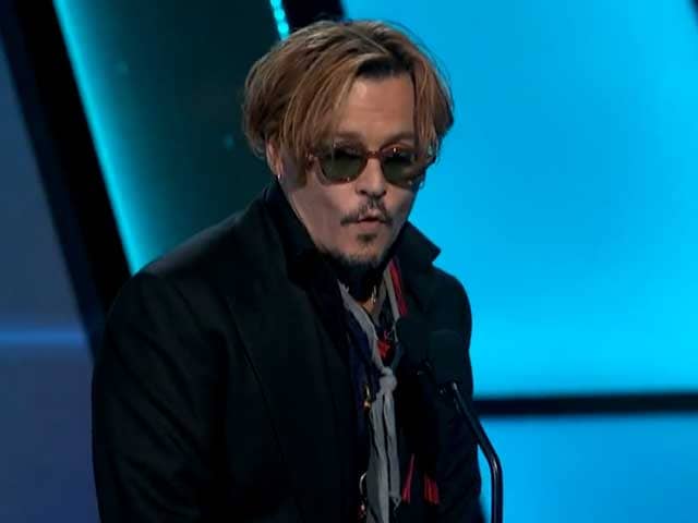 Johnny Depp Drunk at Hollywood Film Awards?