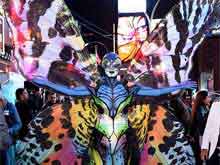 How Heidi Klum Turned Into a Butterfly For Halloween