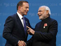 नरेंद्र मोदी ने जी-20 सम्मेलन में ऑस्ट्रेलियाई पीएम टोनी एबॉट को दी 'जादू की झप्पी'