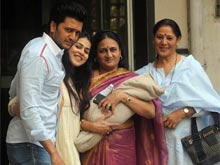 Riteish Deshmukh, Genelia D'Souza Bring Their Baby Home
