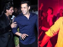Shah Rukh, Salman Khan Dance at Arpita's Reception