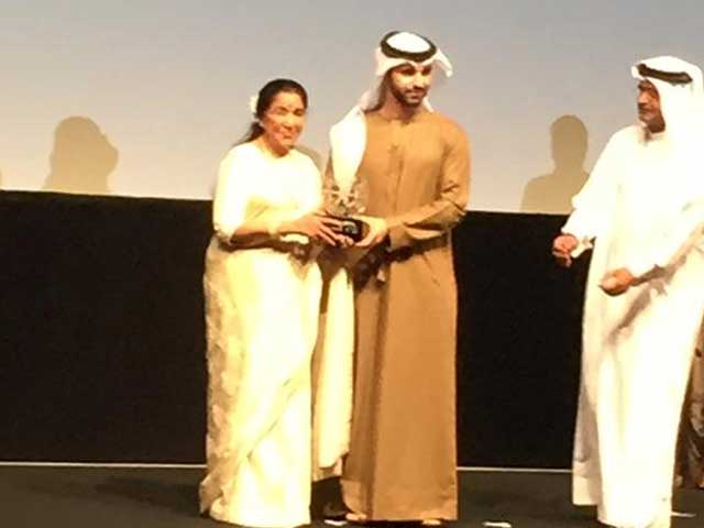Asha Bhosle Receives Lifetime Achievement Award at Dubai International Film Festival