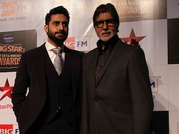 For Amitabh and Abhishek Bachchan, a 'Moment of Pride' For Amitabh and Abhishek Bachchan, a 'Moment of Pride'