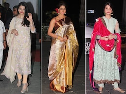 At Morani Wedding, Aishwarya, Priyanka and Anushka Dress in Sunday Best At Morani Wedding, Aishwarya, Priyanka and Anushka Dress in Sunday Best