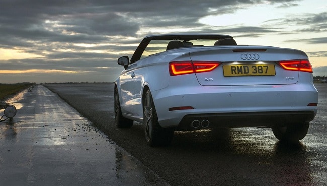 Audi A3 Cabriolet rear profile