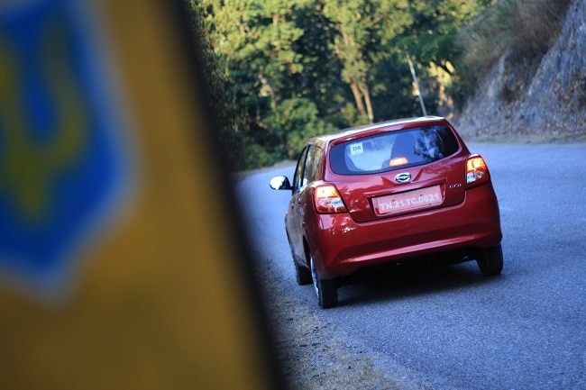 Datsun GO+ rear profile