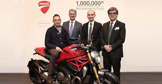Ducati Produces 1 Millionth Bike From Borgo Panigale Plant