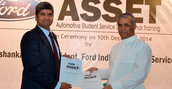 Ford India Inaugurates 4th Automotive Student Service Educational Training (ASSET) Centre