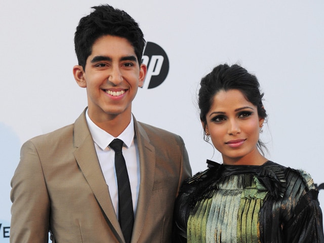 freida pinto and dev patel