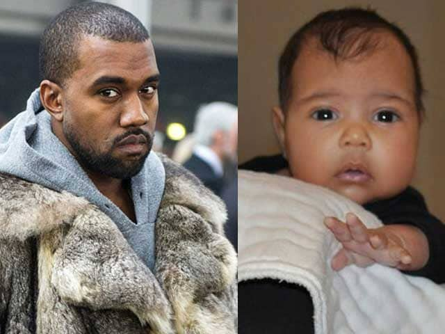 kanye west and his daughter