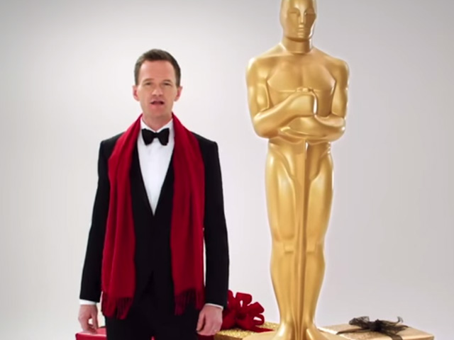 Neil Patrick Harris Stars in Christmas-Themed Oscar Promo