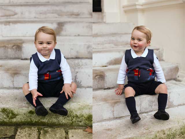 Prince George is Adorable as Ever in New Christmas Photographs Released by Palace