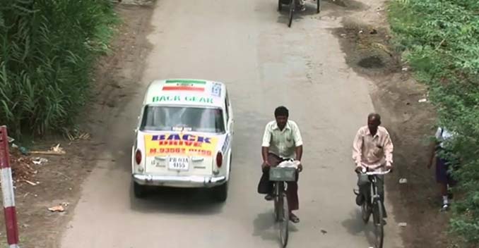 Is Driving In Reverse The Safest Way to Drive? For This Man It Is!