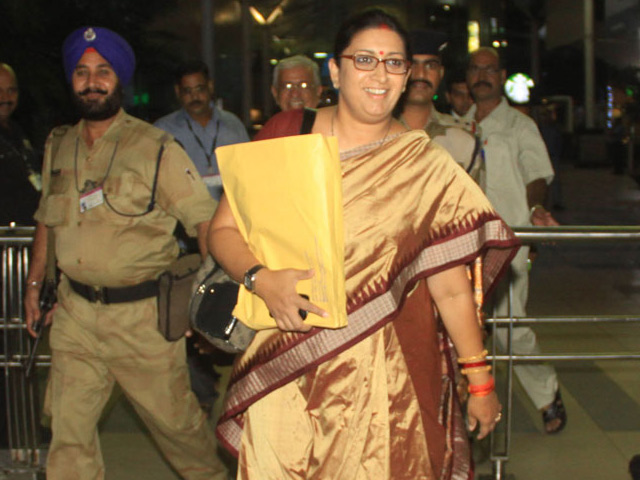 Duty Calls. Smriti Irani Opts Out of <i>All Is Well</i>