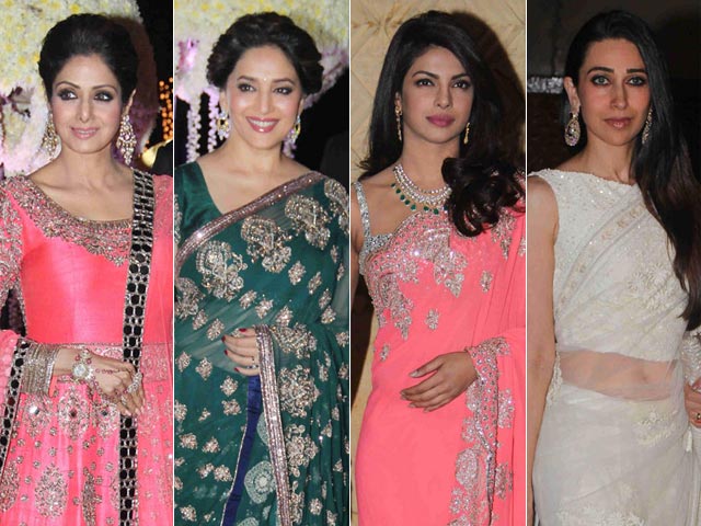 Riddhi Malhotra's Wedding: Sridevi, Madhuri, Priyanka, Karisma Wear Manish Malhotra