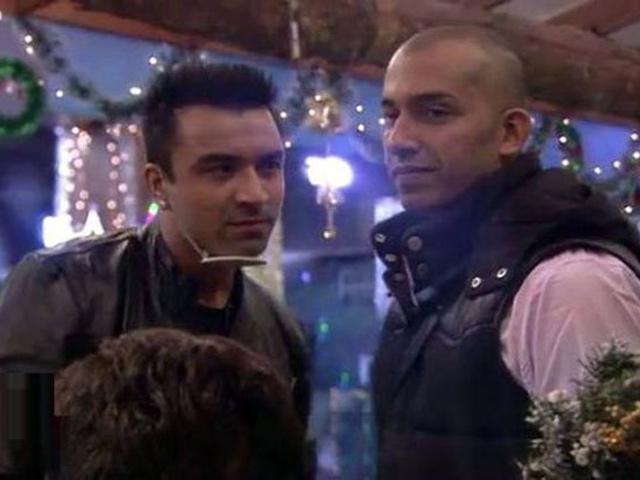 <i>Bigg Boss Halla Bol</i>: Ajaz Khan and Ali Quli Mirza Hug and Patch Up