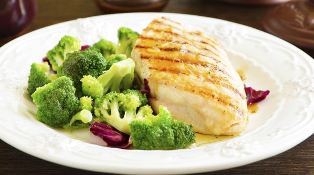 Chicken and Chargrilled Broccoli