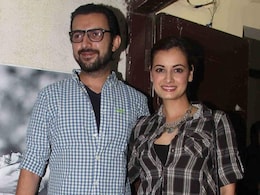 Dia Mirza Makes First Visit to Hometown Hyderabad After Wedding Dia Mirza Makes First Visit to Hometown Hyderabad After Wedding