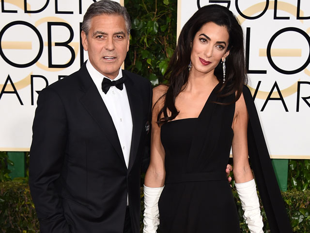 Golden Globes Red Carpet: Mr and Mrs George Clooney Get Loudest Cheers