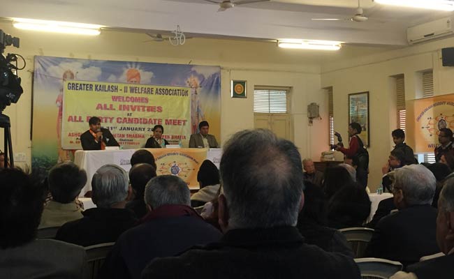Delhi Polls: Greater Kailash Residents Organise Debate Between BJP, AAP, and Congress Leaders