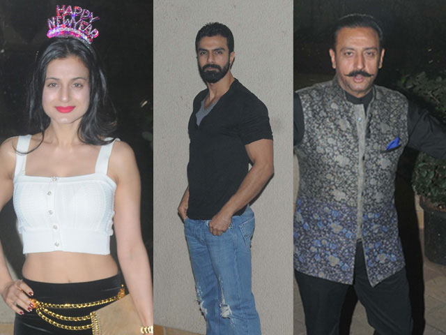 Inside Sanjay Dutt's New Year Party