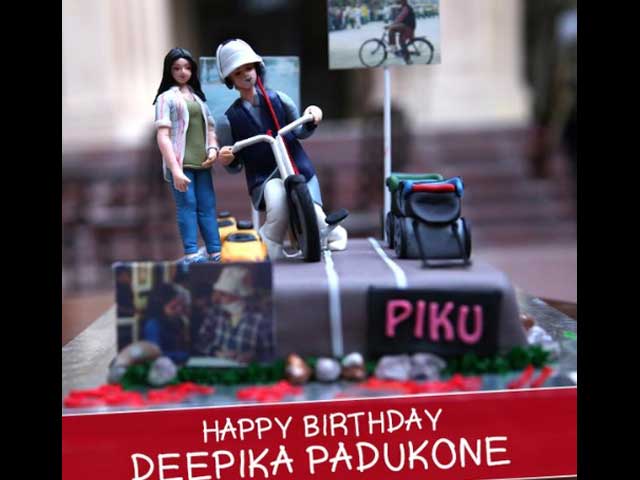 For Birthday Girl Deepika Padukone, a Piku-Themed Cake