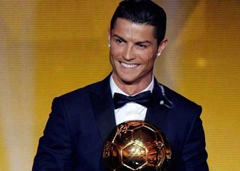 क्रिस्टियानो रोनाल्डो को 2014 का फीफा बैलोन डी ओर पुरस्कार