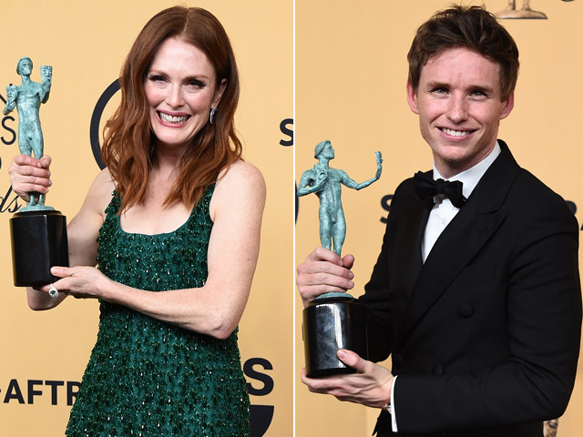 SAG Awards: <i>Birdman</i>, Julianne Moore, Eddie Redmayne Win Top Honours