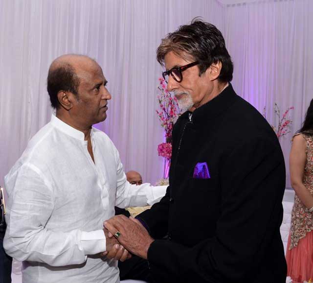 5 Epic Photos Of Rajinikanth, Amitabh Bachchan Catching Up - NDTV Movies