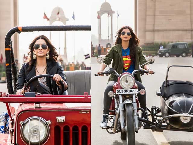 Sonam Kapoor, a Lover of Mean Machines, in <i>Dolly Ki Doli</i>