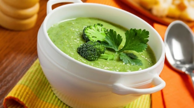 Wasabi and Broccoli Soup.