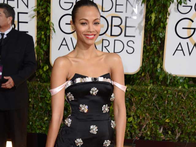 Zoe Saldana Skips Golden Globes For Her Twins