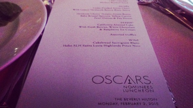 Oscars Nominees Luncheon 2015: What the Celebrities Ate