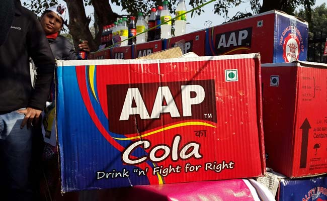 At Arvind Kejriwal's Swearing-In, 'AAP' Cola Makes its Debut