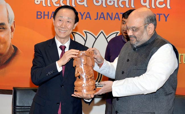 Senior Chinese Communist Party Official Meets BJP President Amit Shah