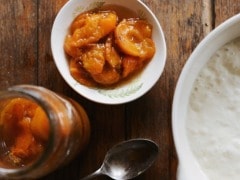 Season's Eatings: Vanilla Stewed Apricots with Crumpets Recipe Season's Eatings: Vanilla Stewed Apricots with Crumpets Recipe
