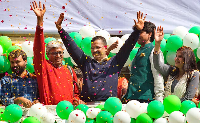 Delhi Election Result: Dream Victory for Arvind Kejriwal's AAP, BJP Flattened