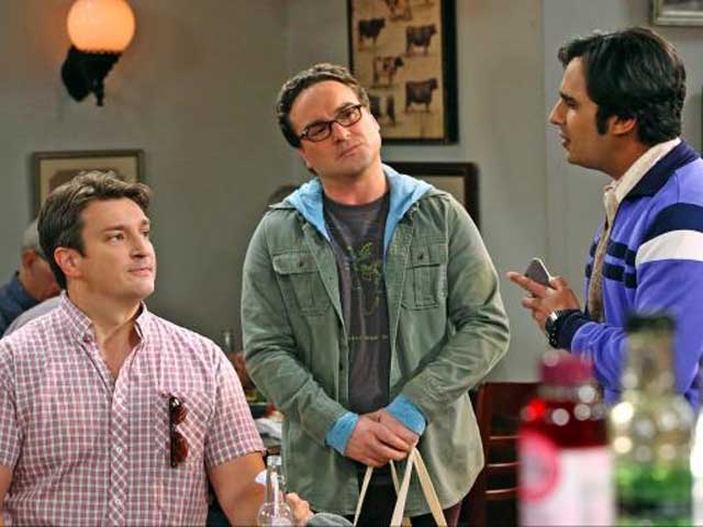 Castle's Nathan Fillion Films The Big Bang Theory Cameo