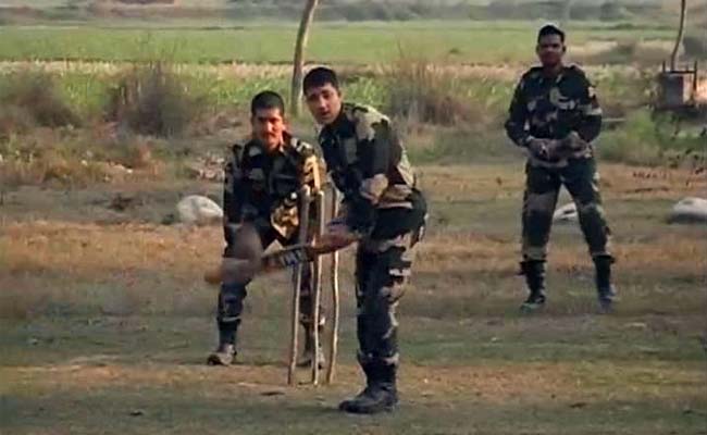 As World Cup Begins, BSF Jawans Play Cricket Right Next to the Border