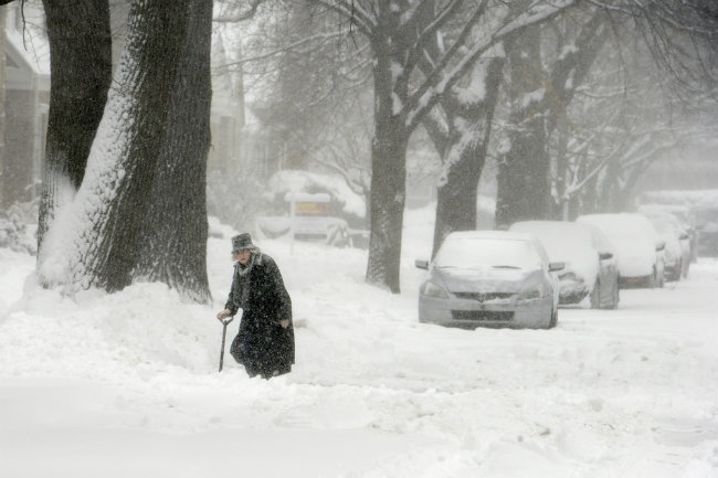 Winter Storm Edges US Northeast Near New Snowfall Records