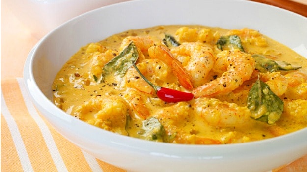 Malai Prawn curry