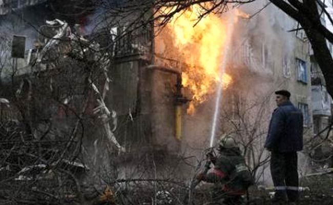 Ukraine Town 'Deserted and Destroyed' After Rebel Offensive